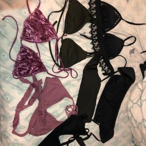 Lot of target bikini tops